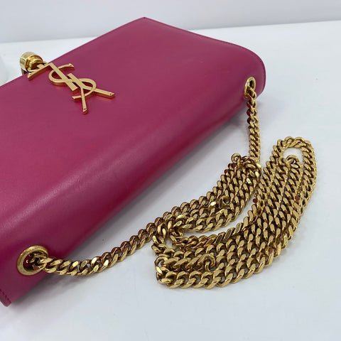 YVES SAINT LAURENT Tassel Kate Tassel Shoulder Bag pink WS35000