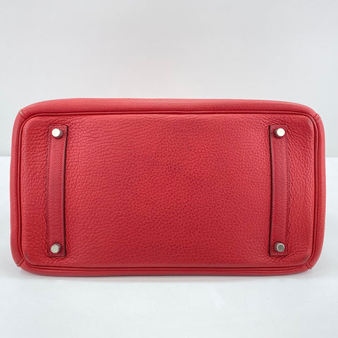 HERMES Birkin 35 Handbag Red WS35001