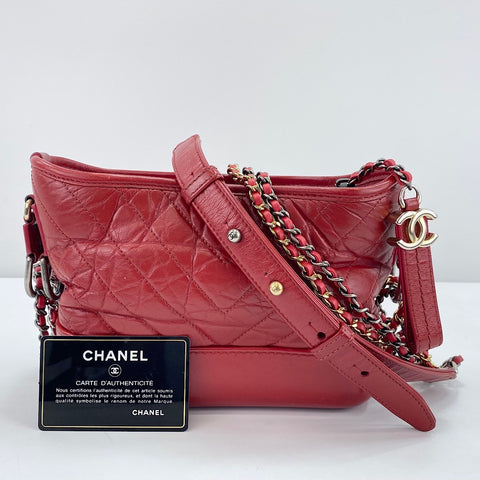 CHANEL Gabriel Do Shoulder Bag Red WS35003