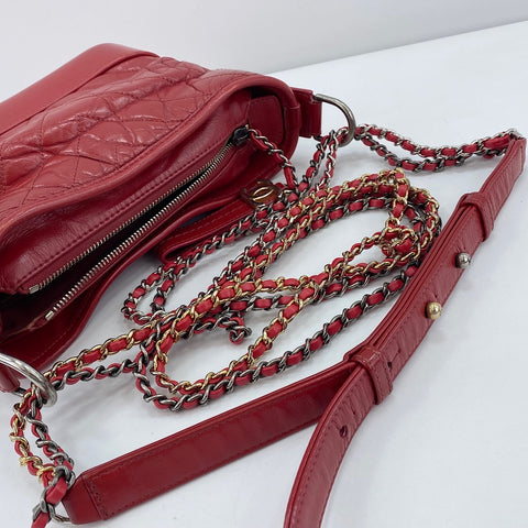 CHANEL Gabriel Do Shoulder Bag Red WS35003