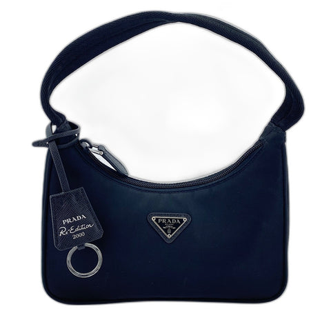 PRADA Re-edition Handbag black WS35004