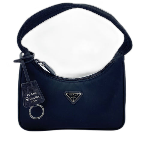 PRADA Re-edition Handbag black WS35004