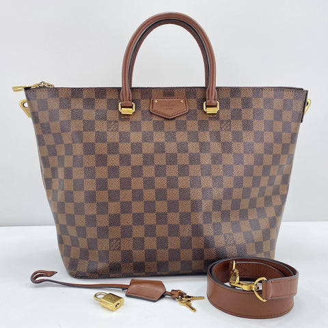 LOUIS VUITTON Belmont Handbag Brown WS35008