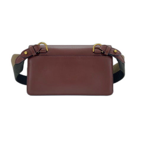 FENDI Flat bucket bag Shoulder Bag Brown WS35012