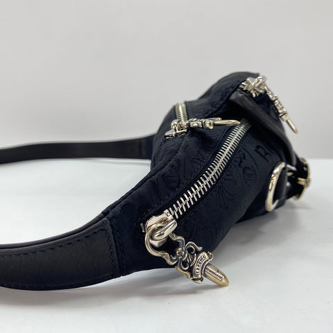 CHROME HEARTS Snatch Pack Multi-Motif Waist bag black WS35013