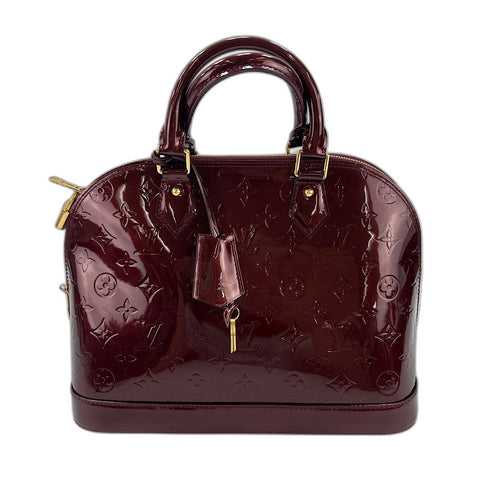 LOUIS VUITTON Alma Handbag Red WS35014
