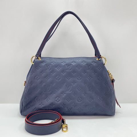 LOUIS VUITTON Ponty PM Handbag Navy WS35020