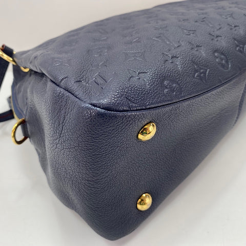 LOUIS VUITTON Ponty PM Handbag Navy WS35020