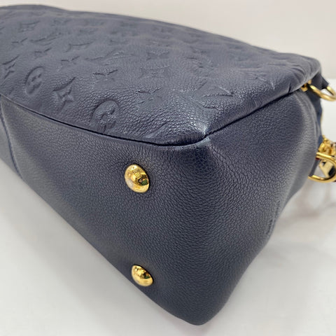 LOUIS VUITTON Ponty PM Handbag Navy WS35020