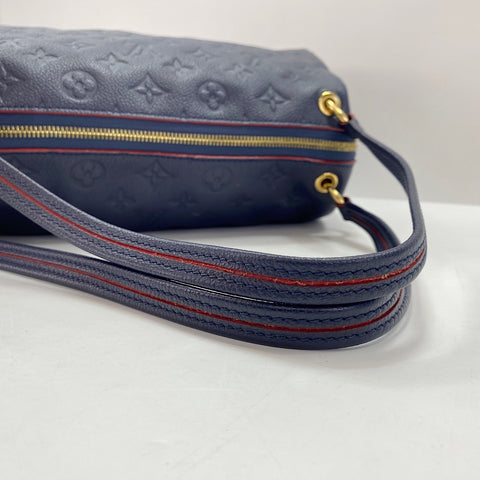 LOUIS VUITTON Ponty PM Handbag Navy WS35020