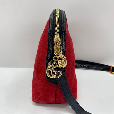 GUCCI Sherry line Shoulder Bag Red WS35021