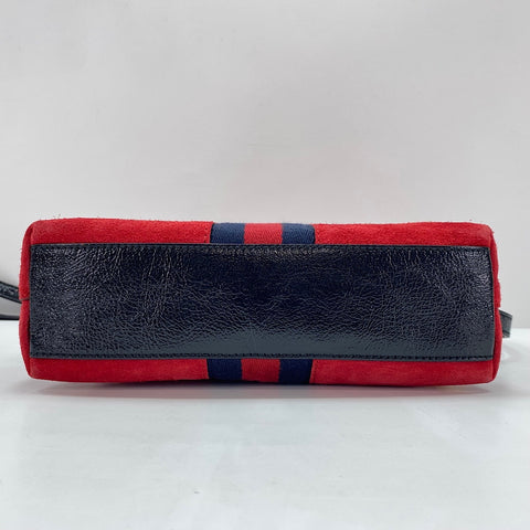 GUCCI Sherry line Shoulder Bag Red WS35021
