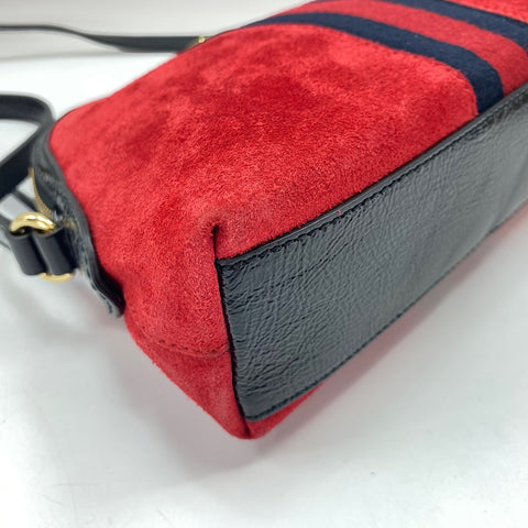 GUCCI Sherry line Shoulder Bag Red WS35021
