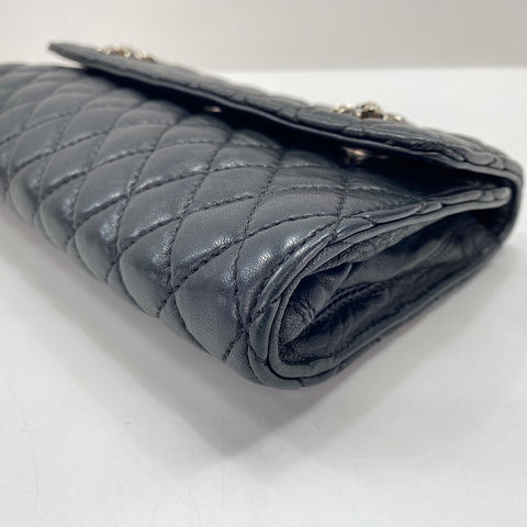 CHROME HEARTS Wave Quilted Wallet Pouch black WS35022