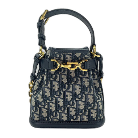Christian Dior Christian Dior 2WAY, Trotter Handbag Navy WS35026
