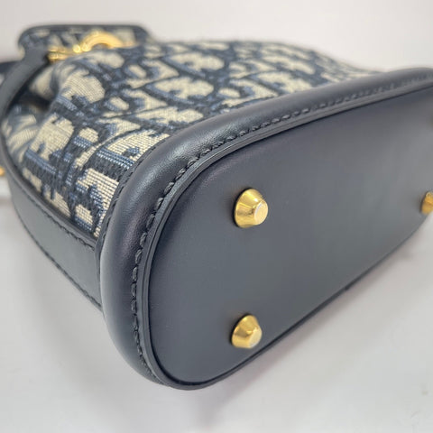 Christian Dior Christian Dior 2WAY, Trotter Handbag Navy WS35026