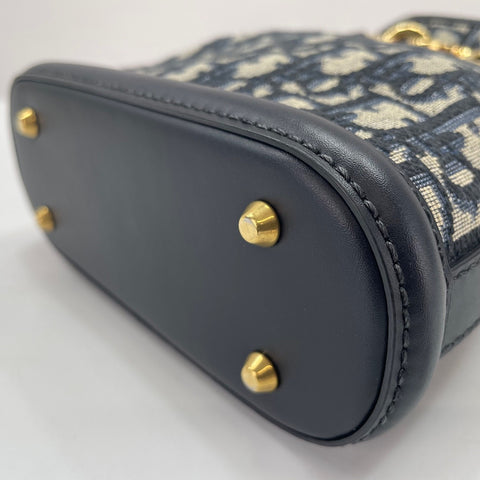 Christian Dior Christian Dior 2WAY, Trotter Handbag Navy WS35026