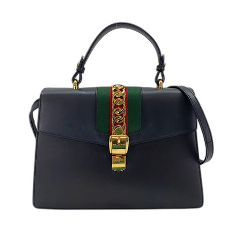 GUCCI Silvi Handbag Navy WS35027
