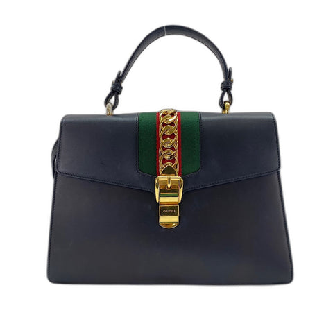 GUCCI Silvi Handbag Navy WS35027
