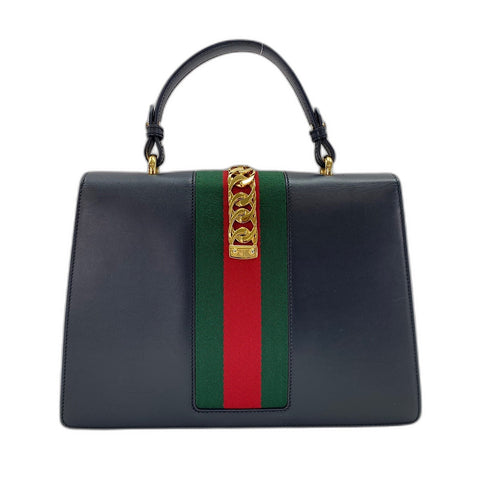 GUCCI Silvi Handbag Navy WS35027
