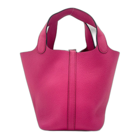 HERMES Picotan Lock PM Handbag pink WS35028