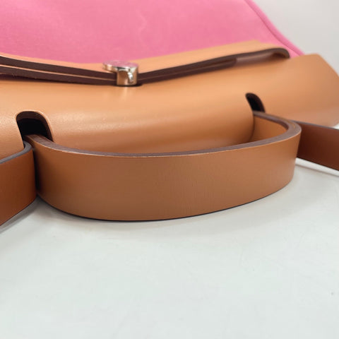 HERMES HerbagMM Tote Bag pink WS35029