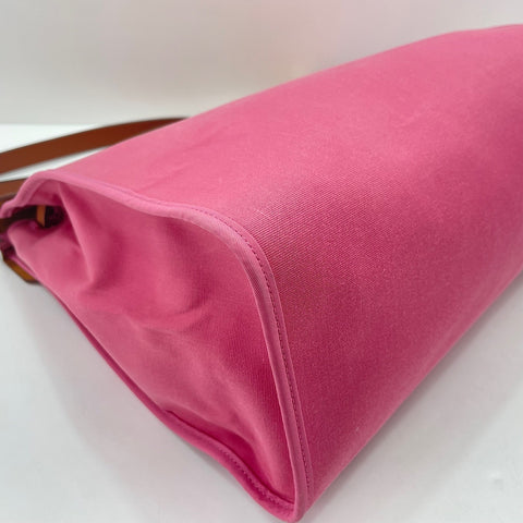 HERMES HerbagMM Tote Bag pink WS35029