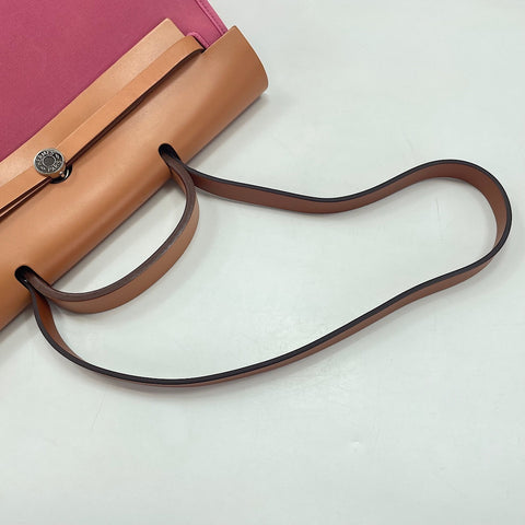 HERMES HerbagMM Tote Bag pink WS35029