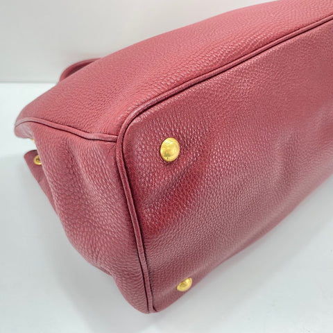 PRADA 2WAY Handbag Red WS35034