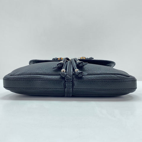 GUCCI Bamboo Shoulder Bag black WS35035