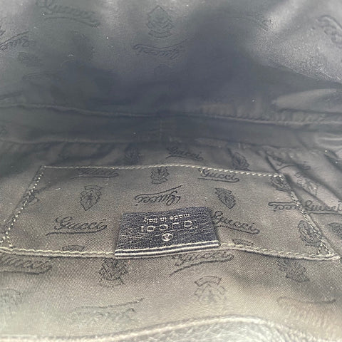 GUCCI Bamboo Shoulder Bag black WS35035