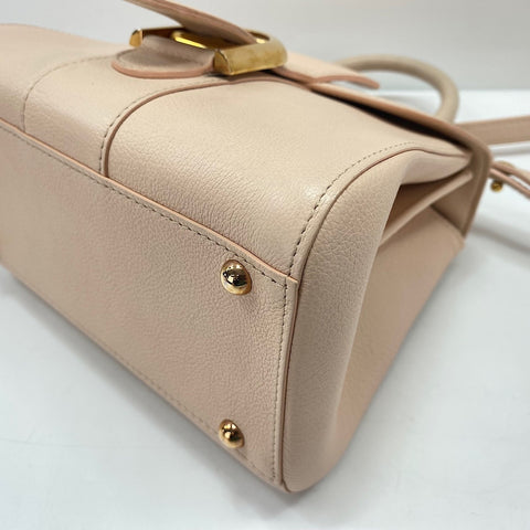 Delvaux Brillant Mini 2WAY Handbag pink WS35036