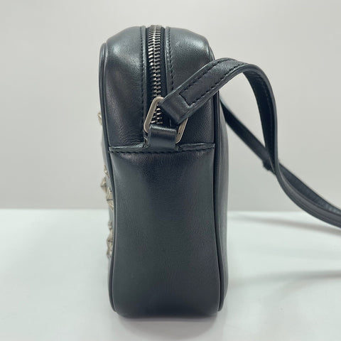 YVES SAINT LAURENT Lou Tassel, Studs Shoulder Bag black WS35038