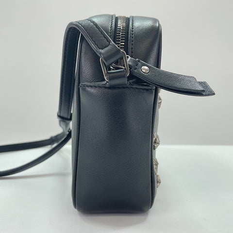 YVES SAINT LAURENT Lou Tassel, Studs Shoulder Bag black WS35038