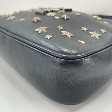 YVES SAINT LAURENT Lou Tassel, Studs Shoulder Bag black WS35038