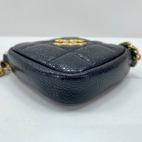 CHANEL Matelasse Shoulder Bag black WS35039