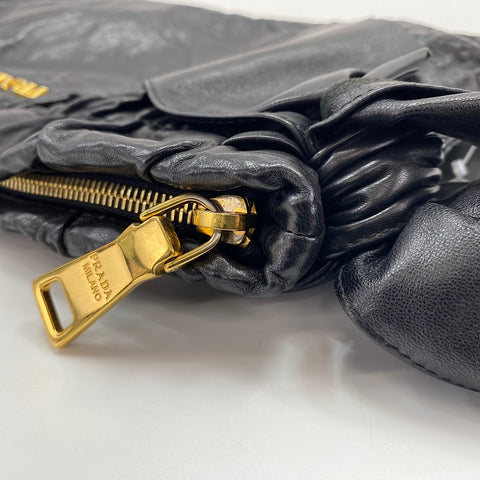 PRADA Clutch bag black WS35040