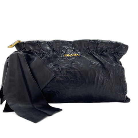 PRADA Clutch bag black WS35040