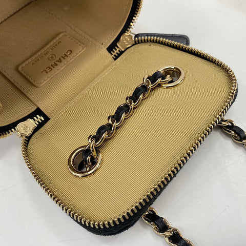 CHANEL Matelasse Shoulder Bag black WS35044