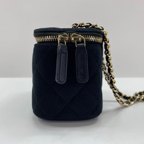 CHANEL Matelasse Shoulder Bag black WS35044