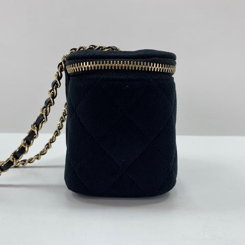 CHANEL Matelasse Shoulder Bag black WS35044