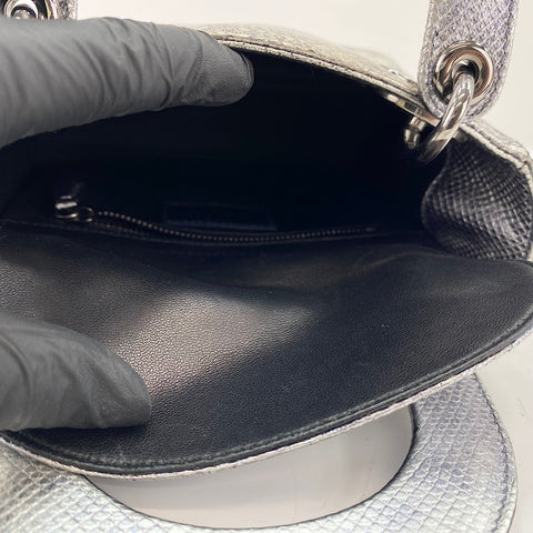 Christian Dior Lady Christian Dior 2WAY Handbag Silver WS35047
