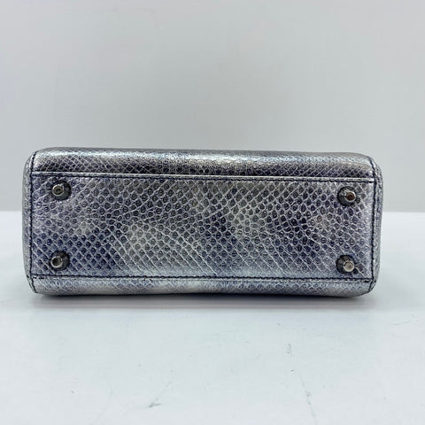 Christian Dior Lady Christian Dior 2WAY Handbag Silver WS35047