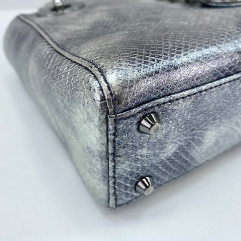 Christian Dior Lady Christian Dior 2WAY Handbag Silver WS35047