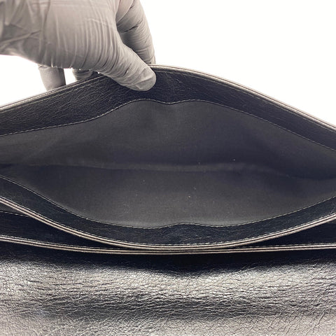 BALENCIAGA The Giant Envelope Clutch bag black WS35048