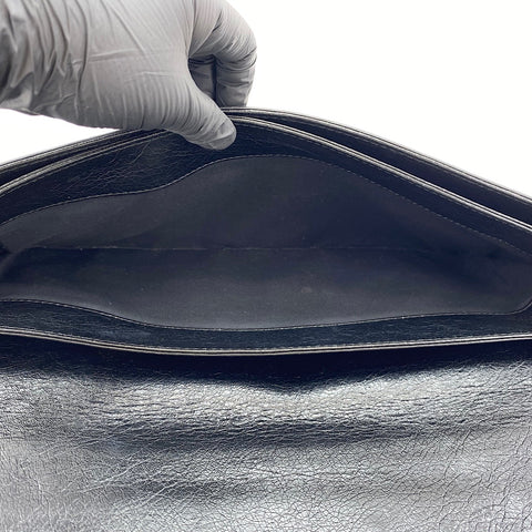 BALENCIAGA The Giant Envelope Clutch bag black WS35048
