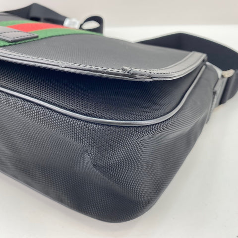 GUCCI Web Techno Shoulder Bag black WS35050