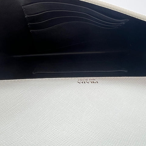 PRADA Mini 2-Way Logo Shoulder Bag white WS35052