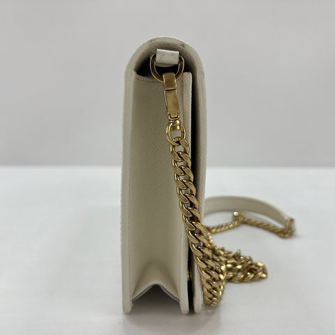 PRADA Mini 2-Way Logo Shoulder Bag white WS35052