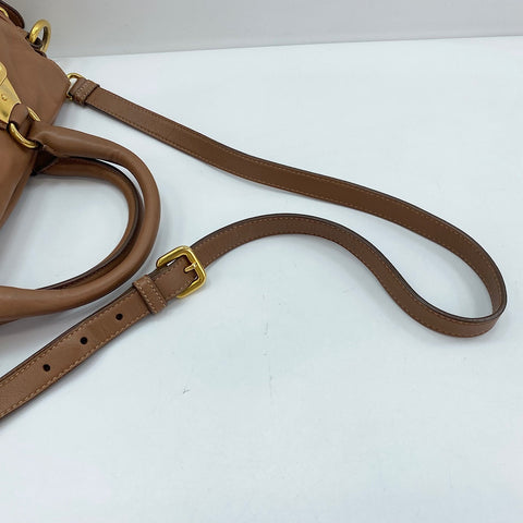 PRADA 2WAY Boston bag Brown WS35054